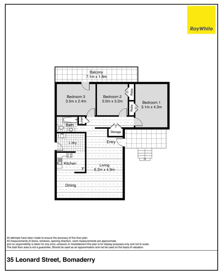Floorplan of Homely house listing, 35 Leonard Street, Bomaderry NSW 2541