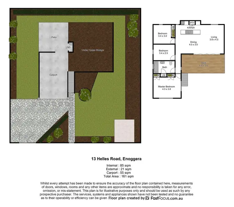 Floorplan of Homely house listing, 13 Helles Road, Enoggera QLD 4051