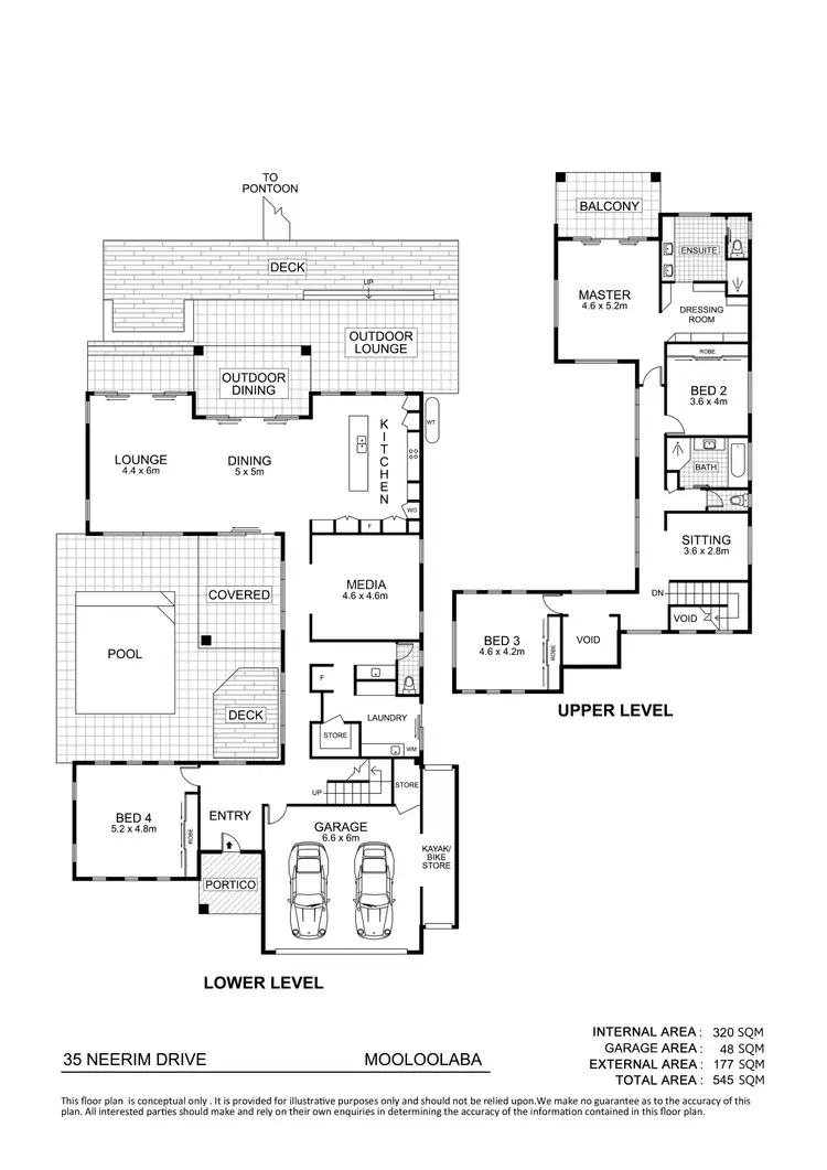 Floorplan of Homely house listing, 35 Neerim Drive, Mooloolaba QLD 4557