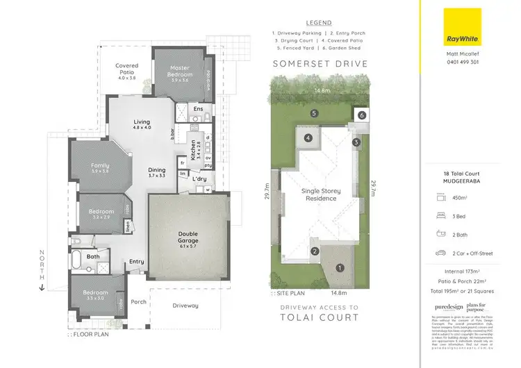Floorplan of Homely house listing, 18 Tolai Court, Mudgeeraba QLD 4213