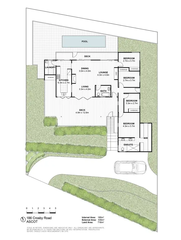 Floorplan of Homely house listing, 186 Crosby Road, Ascot QLD 4007