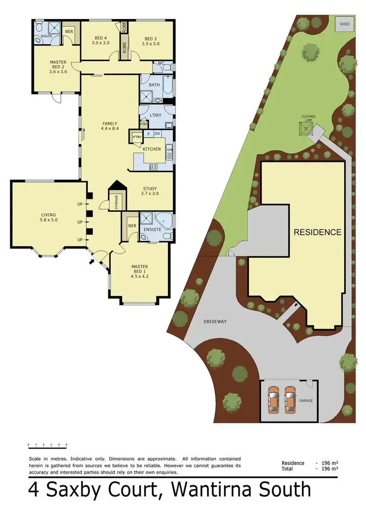 Floorplan of Homely house listing, 4 Saxby Court, Wantirna South VIC 3152