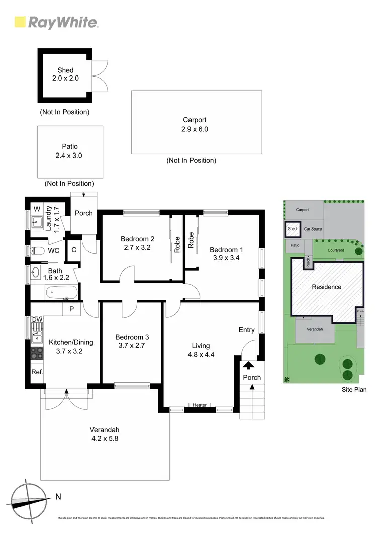 Floorplan of Homely unit listing, 69 Margot Street, Chadstone VIC 3148