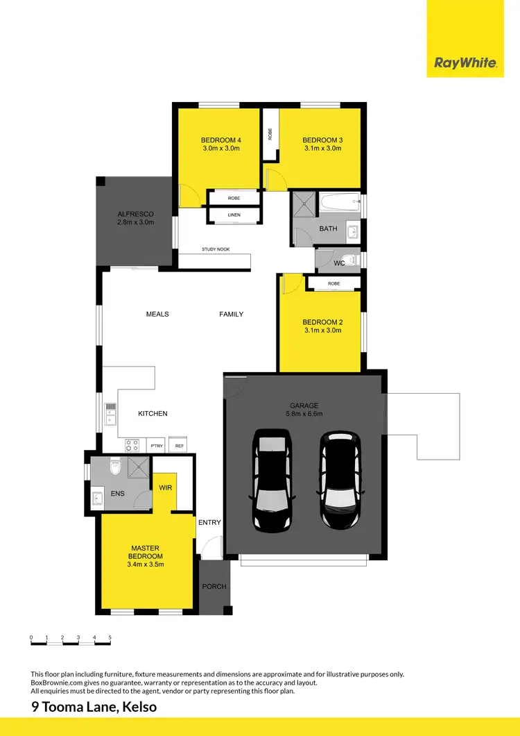 Floorplan of Homely house listing, 9 Tooma Lane, Kelso QLD 4815