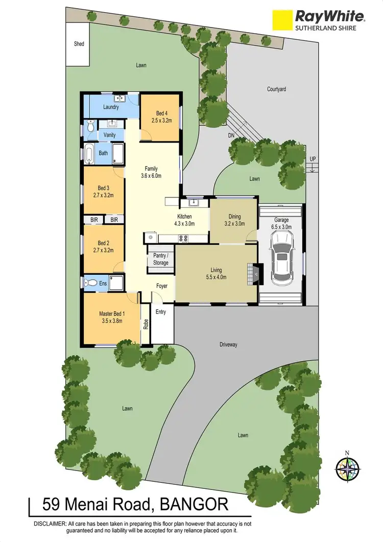 Floorplan of Homely house listing, 59 Menai Road, Bangor NSW 2234