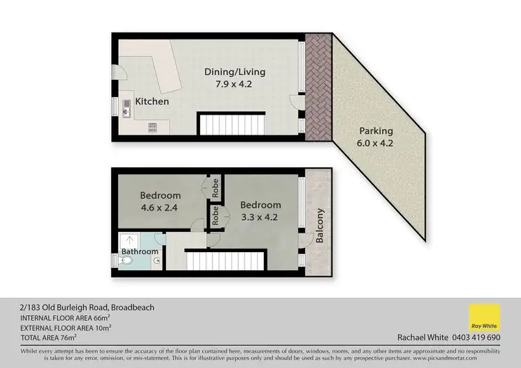 Floorplan of Homely unit listing, 2/183 Old Burleigh Road, Broadbeach QLD 4218