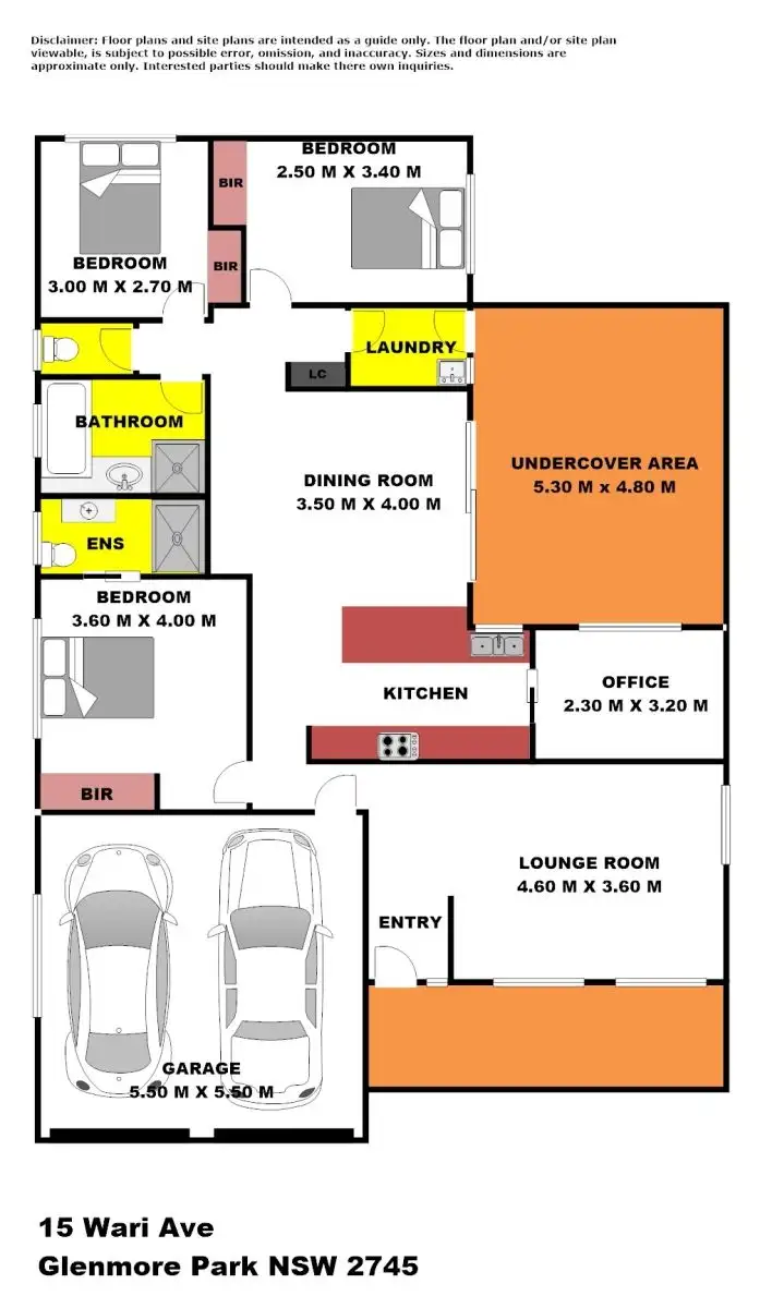 Floorplan of Homely house listing, 15 Wari Avenue, Glenmore Park NSW 2745