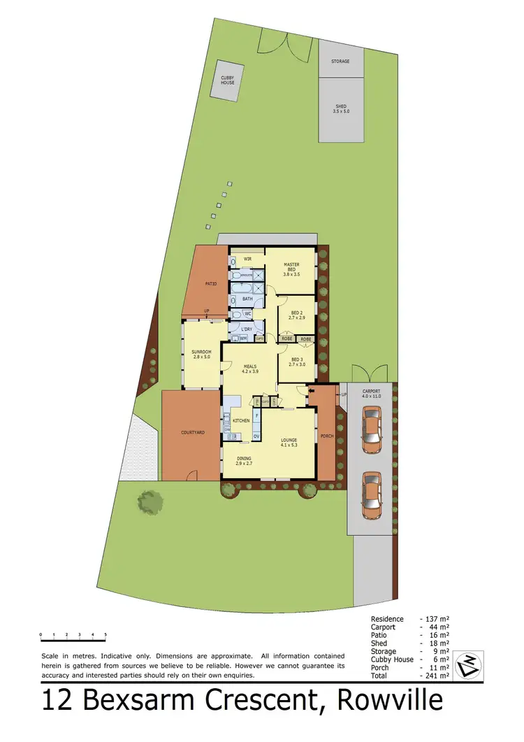 Floorplan of Homely house listing, 12 Bexsarm Crescent, Rowville VIC 3178