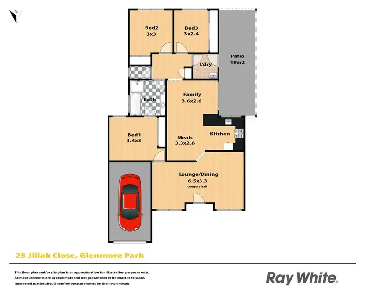 Floorplan of Homely house listing, 25 Jillak Close, Glenmore Park NSW 2745