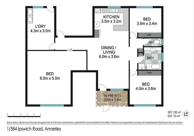 Floorplan of Homely unit listing, 1/584 Ipswich Road, Annerley QLD 4103