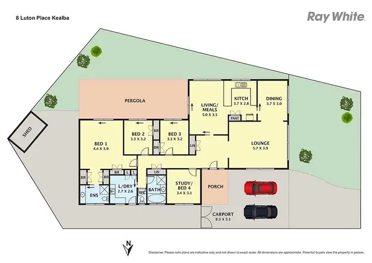 Floorplan of Homely house listing, 8 Luton Court, Kealba VIC 3021