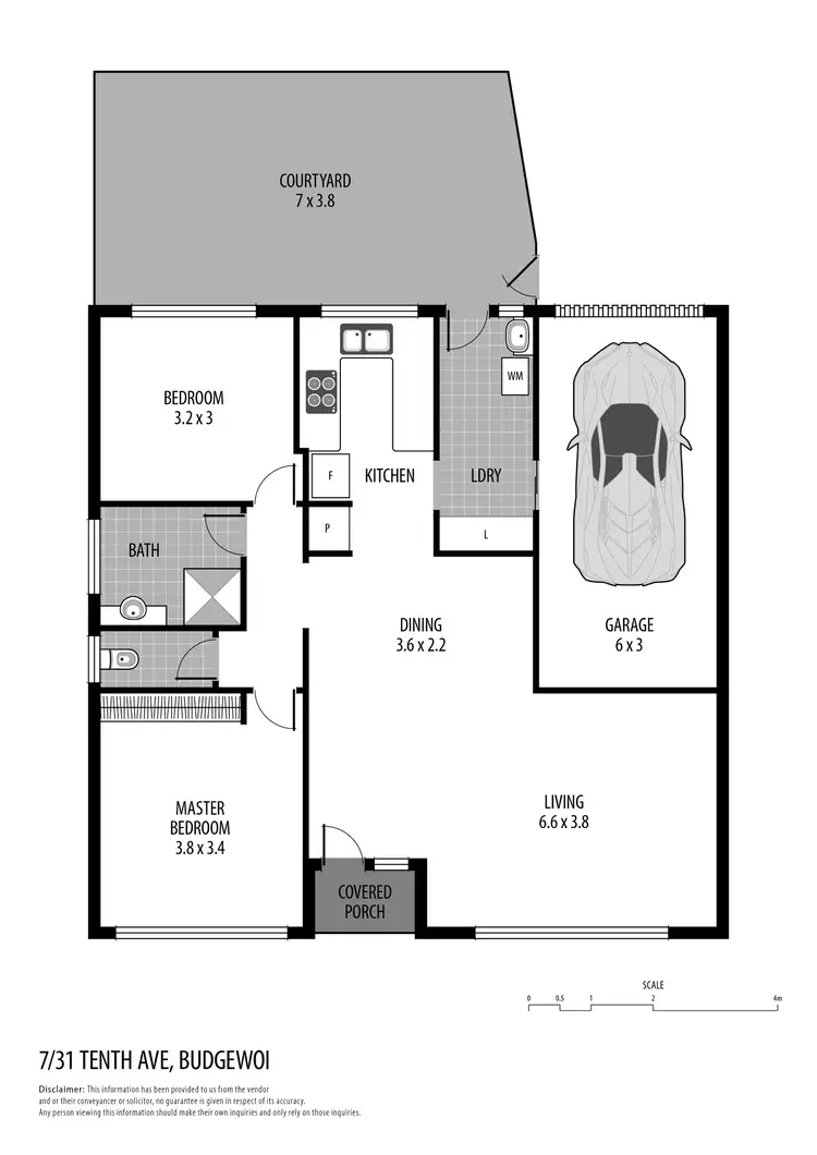 Floorplan of Homely villa listing, 7/31-37 Tenth Avenue, Budgewoi NSW 2262