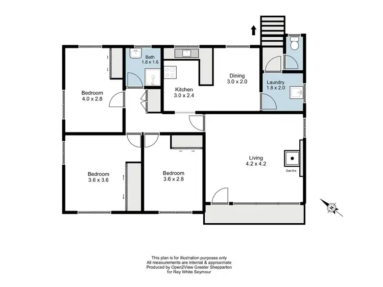Floorplan of Homely house listing, 3 Dockery Street, Seymour VIC 3660