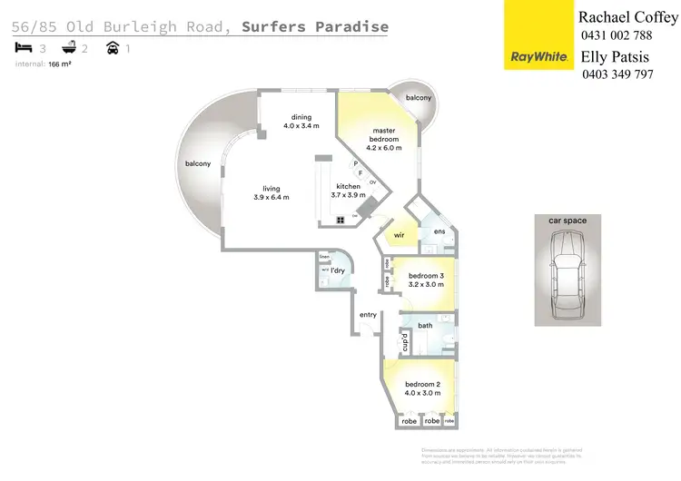 Floorplan of Homely apartment listing, 56 Biarritz 85 Old Burleigh Road, Surfers Paradise QLD 4217