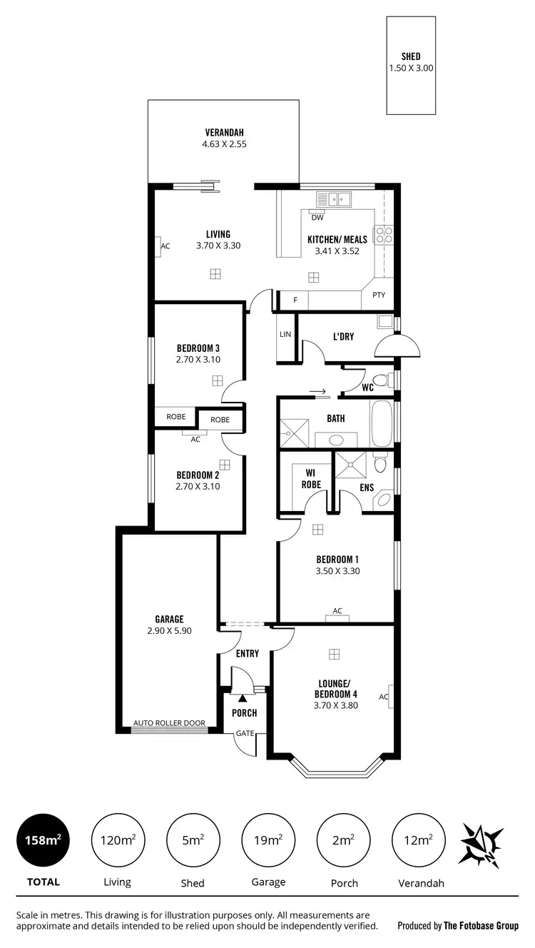 Floorplan of Homely house listing, 42 Admiralty Circuit, Smithfield SA 5114
