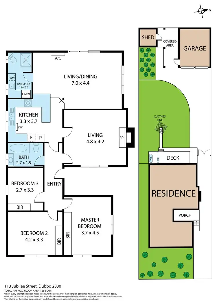 Floorplan of Homely house listing, 113 Jubilee Street, Dubbo NSW 2830
