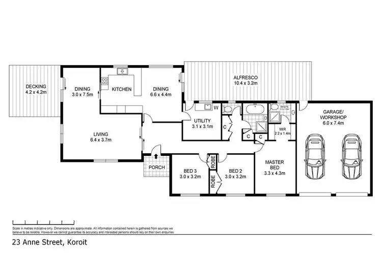 Floorplan of Homely house listing, 23 Anne Street, Koroit VIC 3282