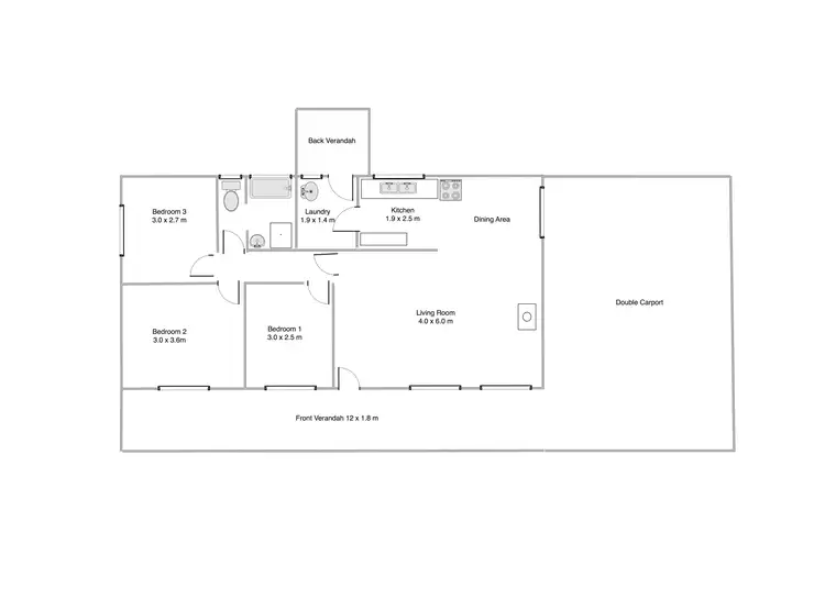 Floorplan of Homely house listing, 295 Majors Line Road, Tooborac VIC 3522