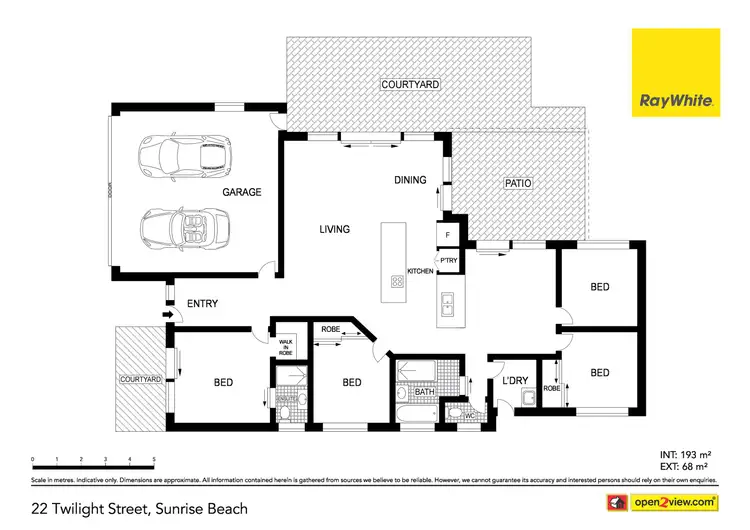 Floorplan of Homely house listing, 22 Twilight Street, Sunrise Beach QLD 4567