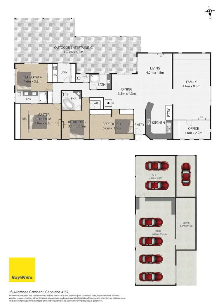 Floorplan of Homely house listing, 16 Allambee Crescent, Capalaba QLD 4157