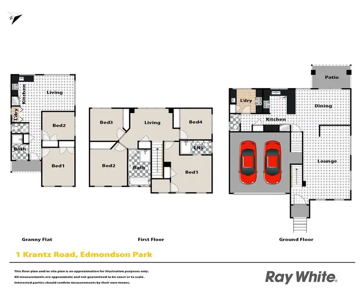 Floorplan of Homely house listing, 1 Krantz Road, Edmondson Park NSW 2174