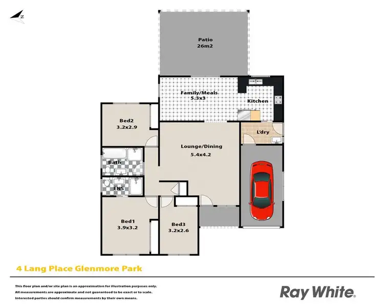 Floorplan of Homely house listing, 4 Lang Place, Glenmore Park NSW 2745