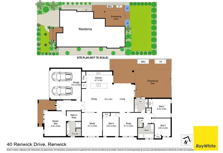 Floorplan of Homely house listing, 40 Renwick Drive, Renwick NSW 2575