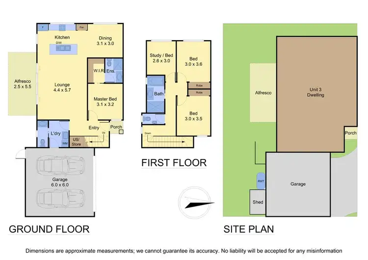Floorplan of Homely townhouse listing, 3/11 Belle Vue Avenue, Ringwood VIC 3134