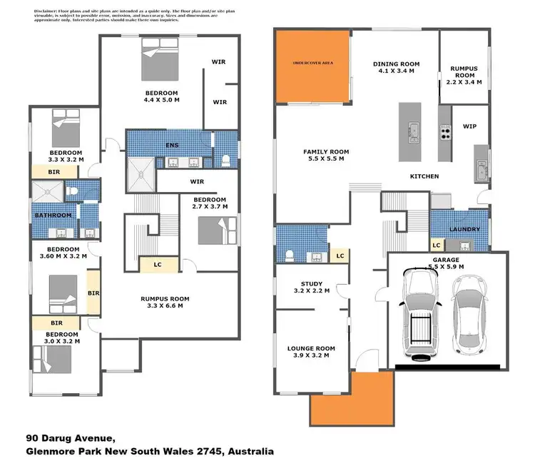 Floorplan of Homely house listing, 90 Darug Avenue, Glenmore Park NSW 2745