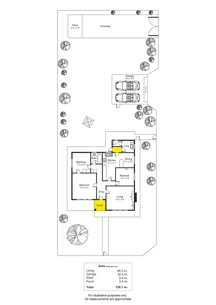 Floorplan of Homely house listing, 54 York Avenue, Clovelly Park SA 5042