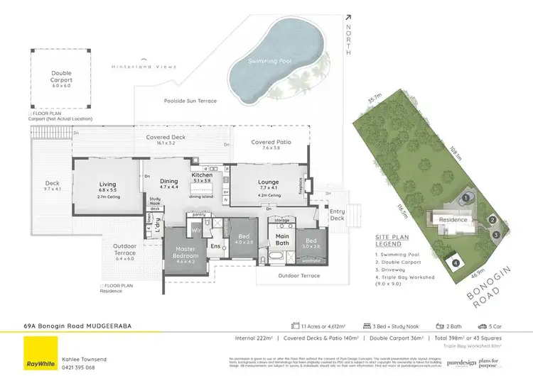 Floorplan of Homely house listing, 69A Bonogin Road, Mudgeeraba QLD 4213