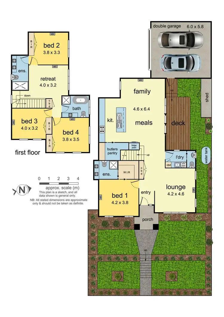 Floorplan of Homely townhouse listing, 1/11 Gloucester Street, Mount Waverley VIC 3149
