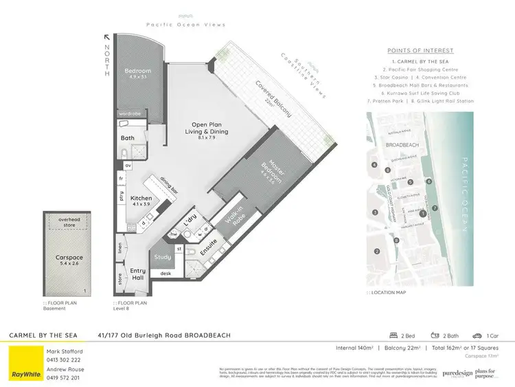 Floorplan of Homely apartment listing, 41/177 Old Burleigh Road, Broadbeach QLD 4218