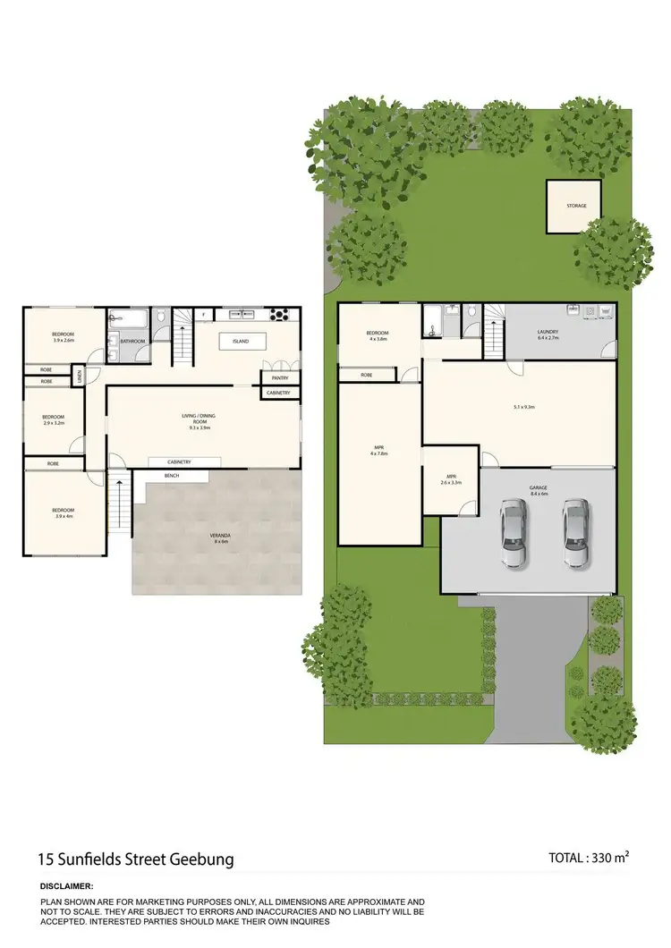 Floorplan of Homely house listing, 15 Sunfields Street, Geebung QLD 4034
