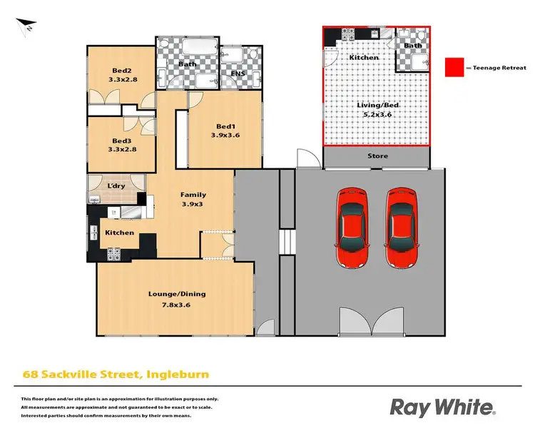 Floorplan of Homely house listing, 68 Sackville Street, Ingleburn NSW 2565