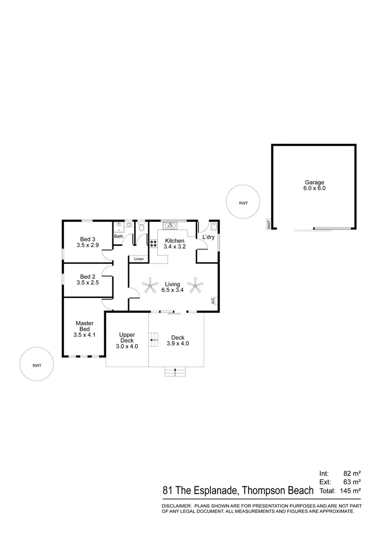 Floorplan of Homely house listing, 81 The Esplanade, Thompson Beach SA 5501