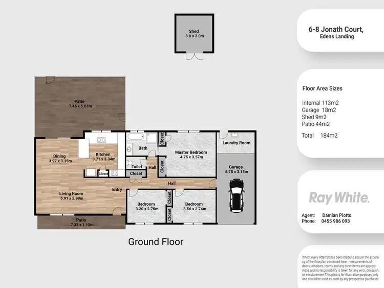 Floorplan of Homely house listing, 6-8 Jonath Court, Edens Landing QLD 4207