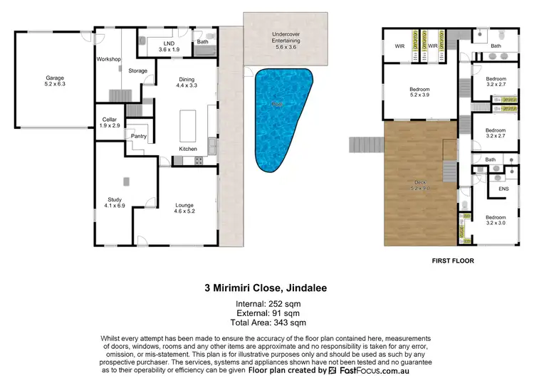 Floorplan of Homely house listing, 3 Mirimiri Close, Jindalee QLD 4074