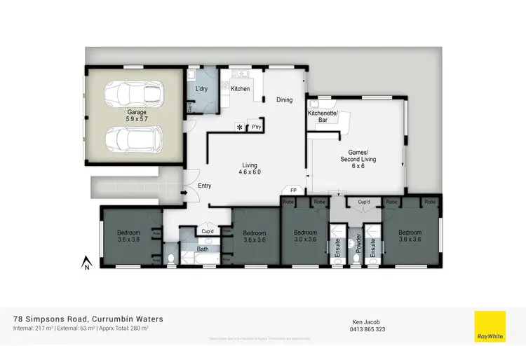 Floorplan of Homely house listing, 78 Simpsons Road, Currumbin Waters QLD 4223