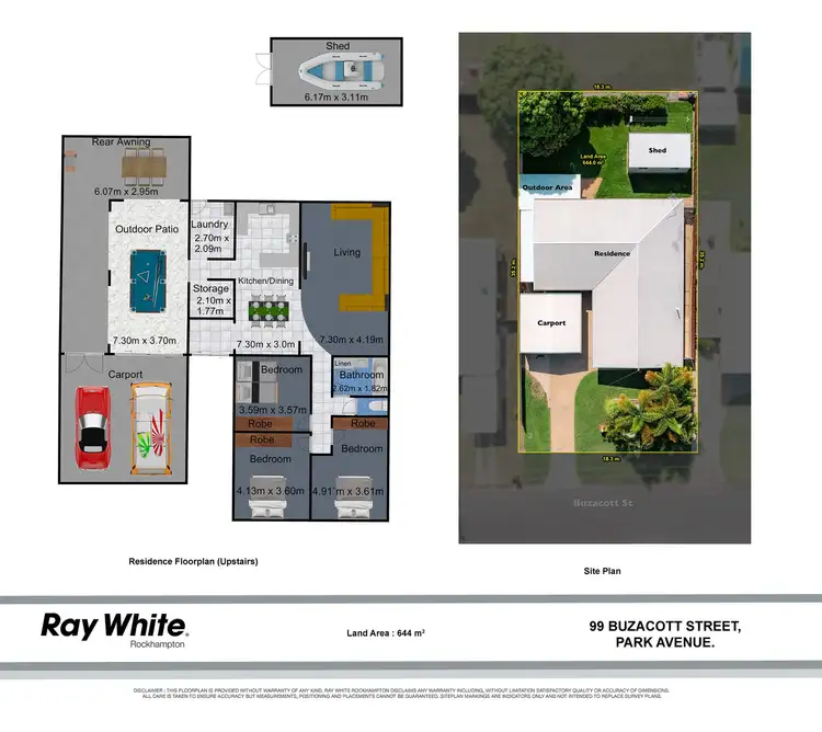 Floorplan of Homely house listing, 99 Buzacott Street, Park Avenue QLD 4701