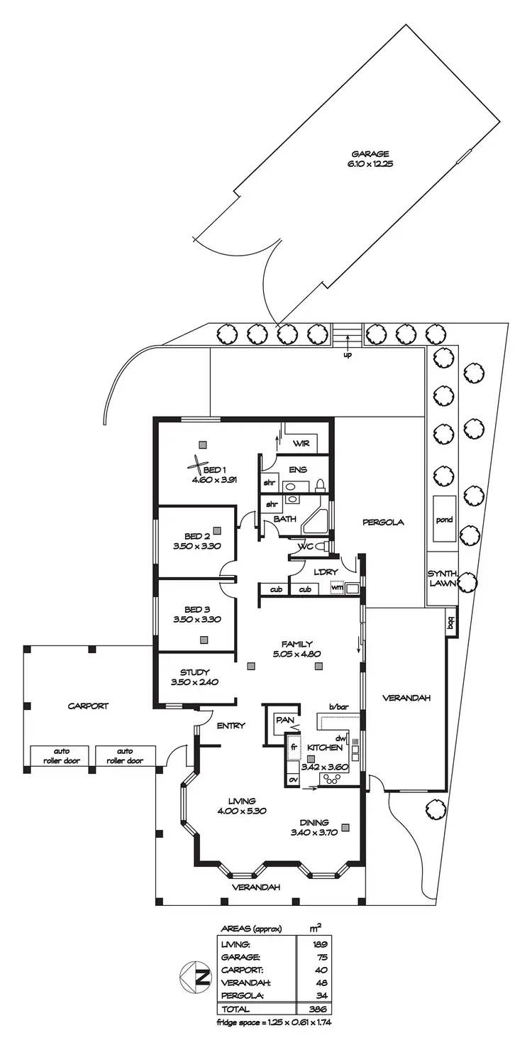 Floorplan of Homely house listing, 26 Kara Crescent, Gulfview Heights SA 5096