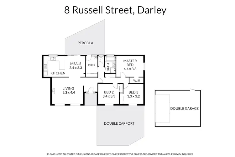 Floorplan of Homely house listing, 8 Russell Street, Darley VIC 3340