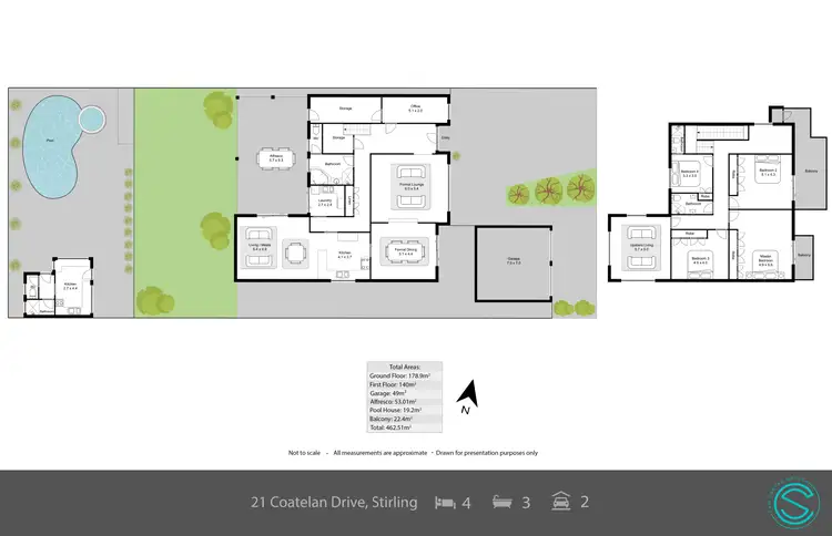 Floorplan of Homely house listing, 21 Coatelan Drive, Stirling WA 6021