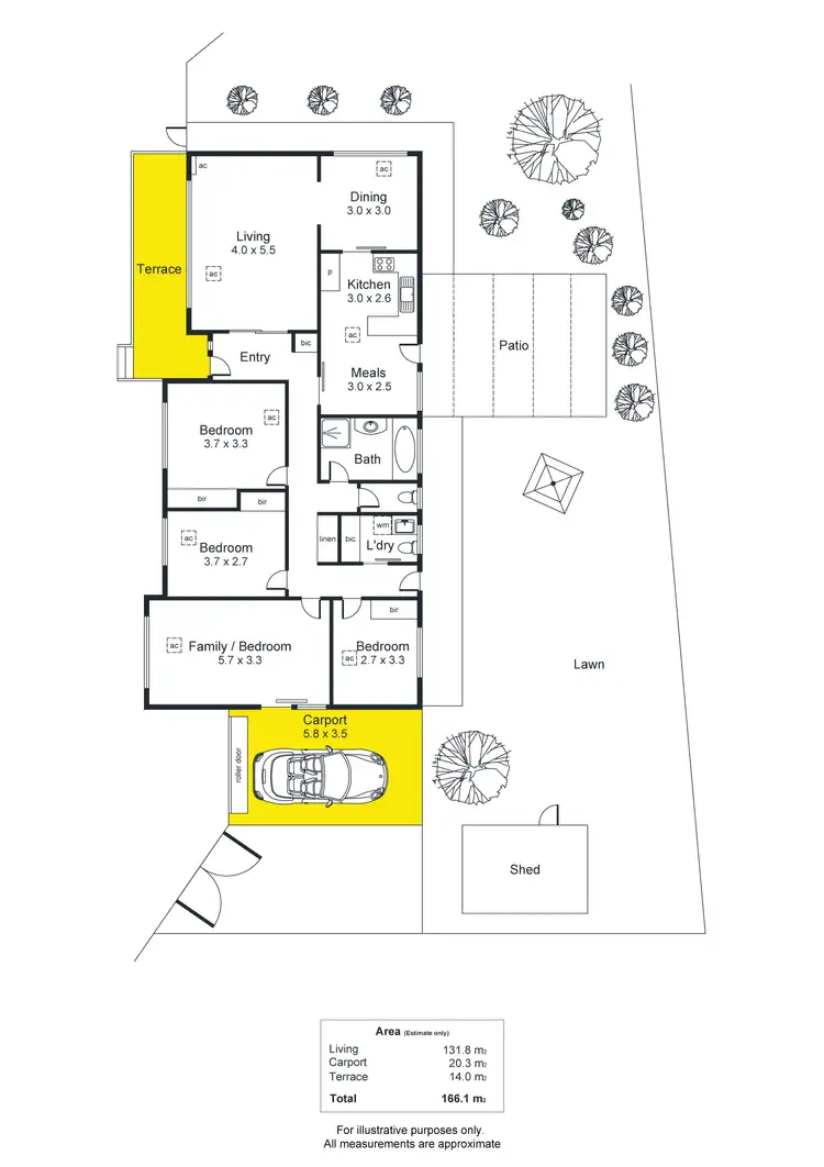 Floorplan of Homely house listing, 5 David Street, Happy Valley SA 5159