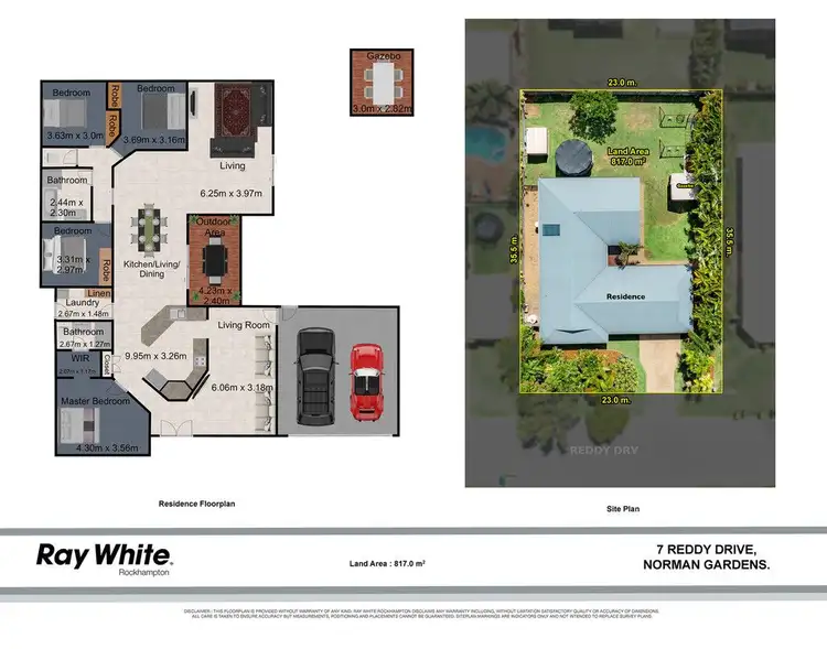 Floorplan of Homely house listing, 7 Reddy Drive, Norman Gardens QLD 4701