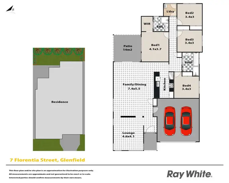 Floorplan of Homely house listing, 7 Florentia Street, Glenfield NSW 2167