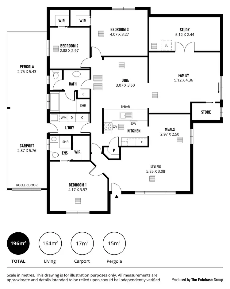 Floorplan of Homely house listing, 5 Skye Court, Aberfoyle Park SA 5159