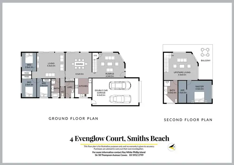Floorplan of Homely house listing, 4 Evenglow Court, Smiths Beach VIC 3922