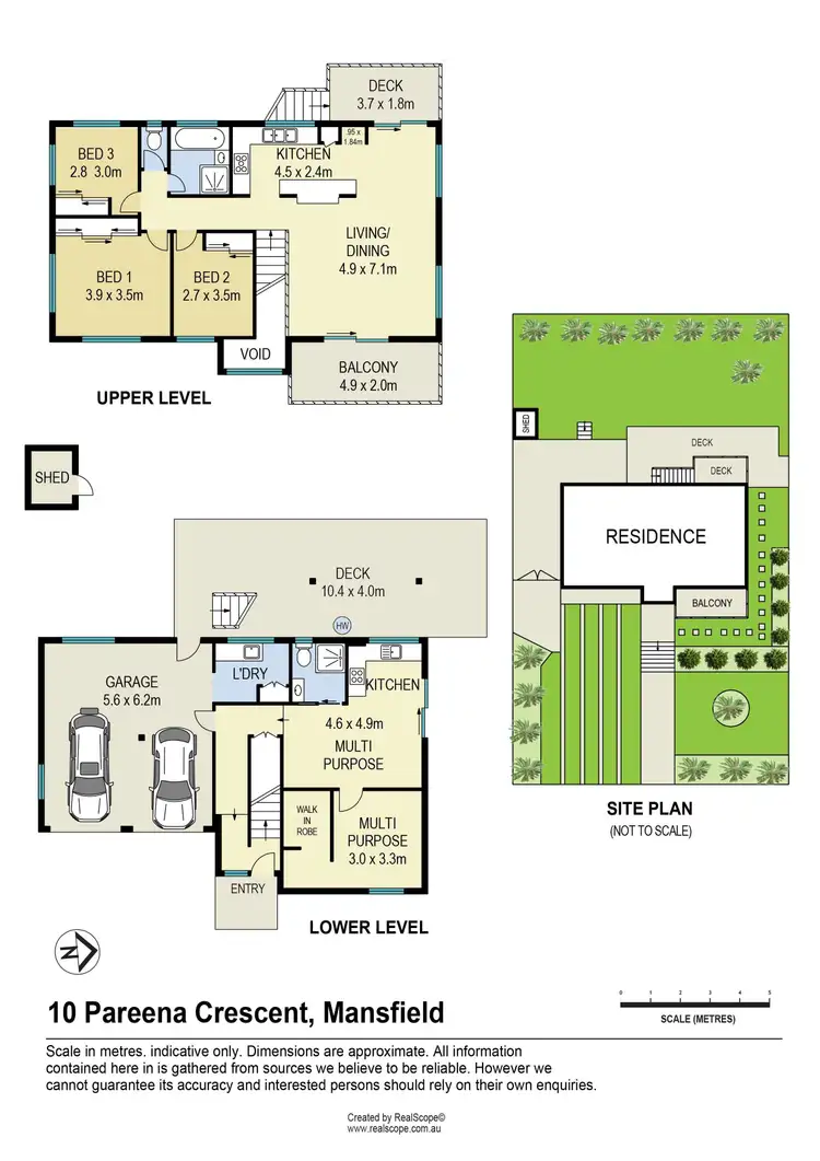 Floorplan of Homely house listing, 10 Pareena Crescent, Mansfield QLD 4122