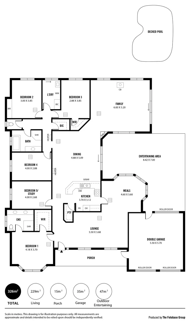 Floorplan of Homely house listing, 42 The Oaks Parade, Aberfoyle Park SA 5159
